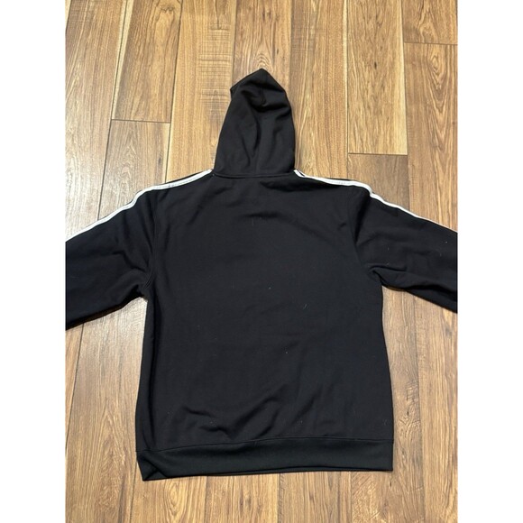 Adidas NBA Dallas Mavericks Logo Black Hoodie Sweatshirt Adult Size L - Picture 4 of 5